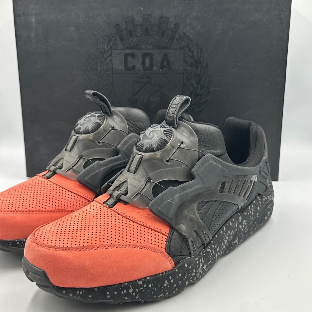 Puma x Ronnie Fieg Disc Blaze OG COA Coral Kith 2014 RARE Mens 11 356608-01 READ